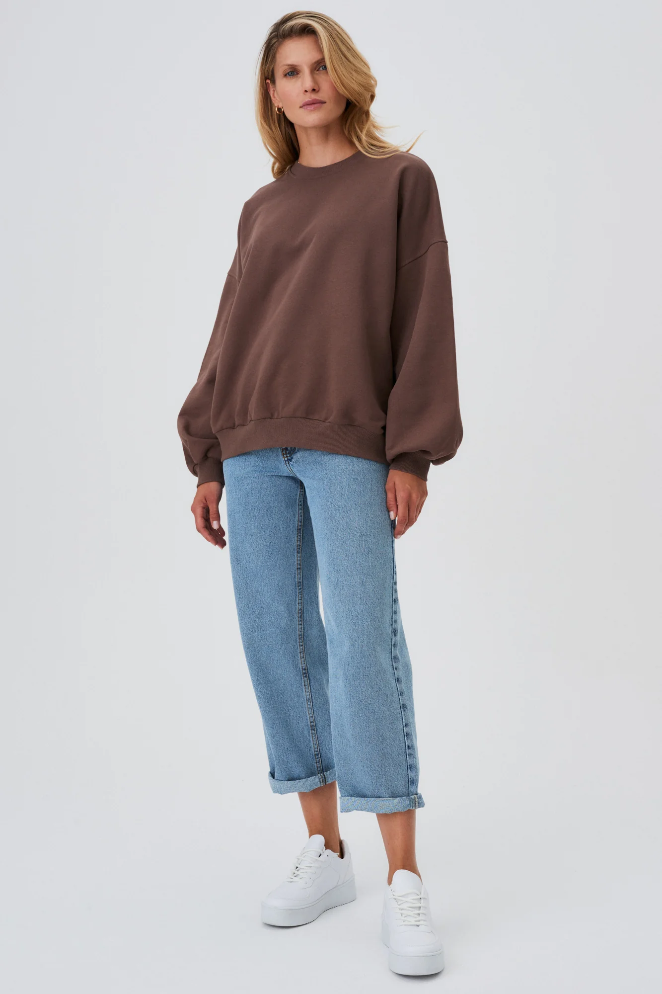 Bluza z bawełny organicznej / 17 / 12 / hazelnut - Image 4