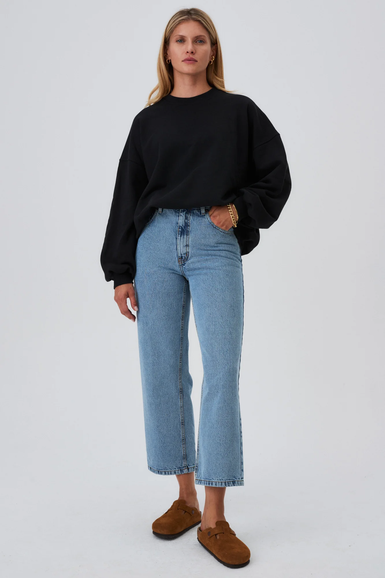 Bluza z bawełny organicznej / 17 / 12 / onyx black - Image 4