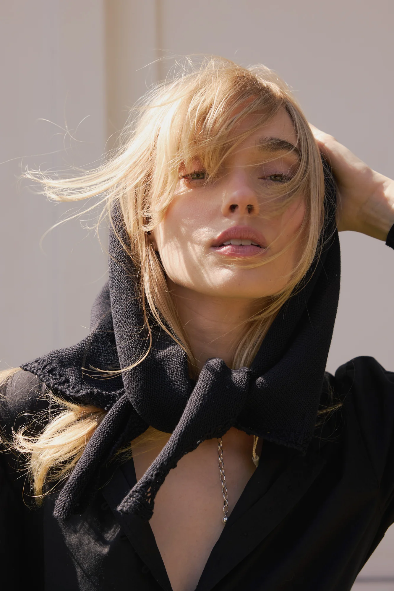 Chusta z bawełny organicznej / 21 / 18 / onyx black - Image 4