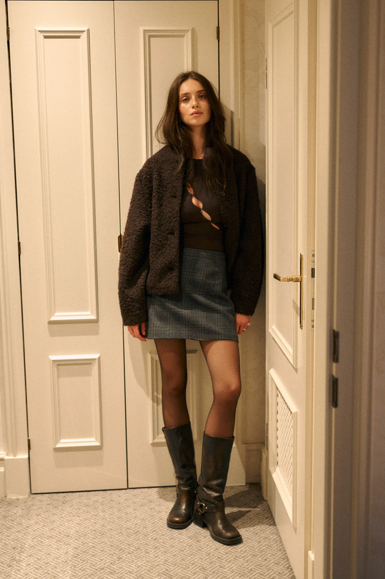 Kurtka z wełną / 18 / 18 / chocolate brown - Image 4