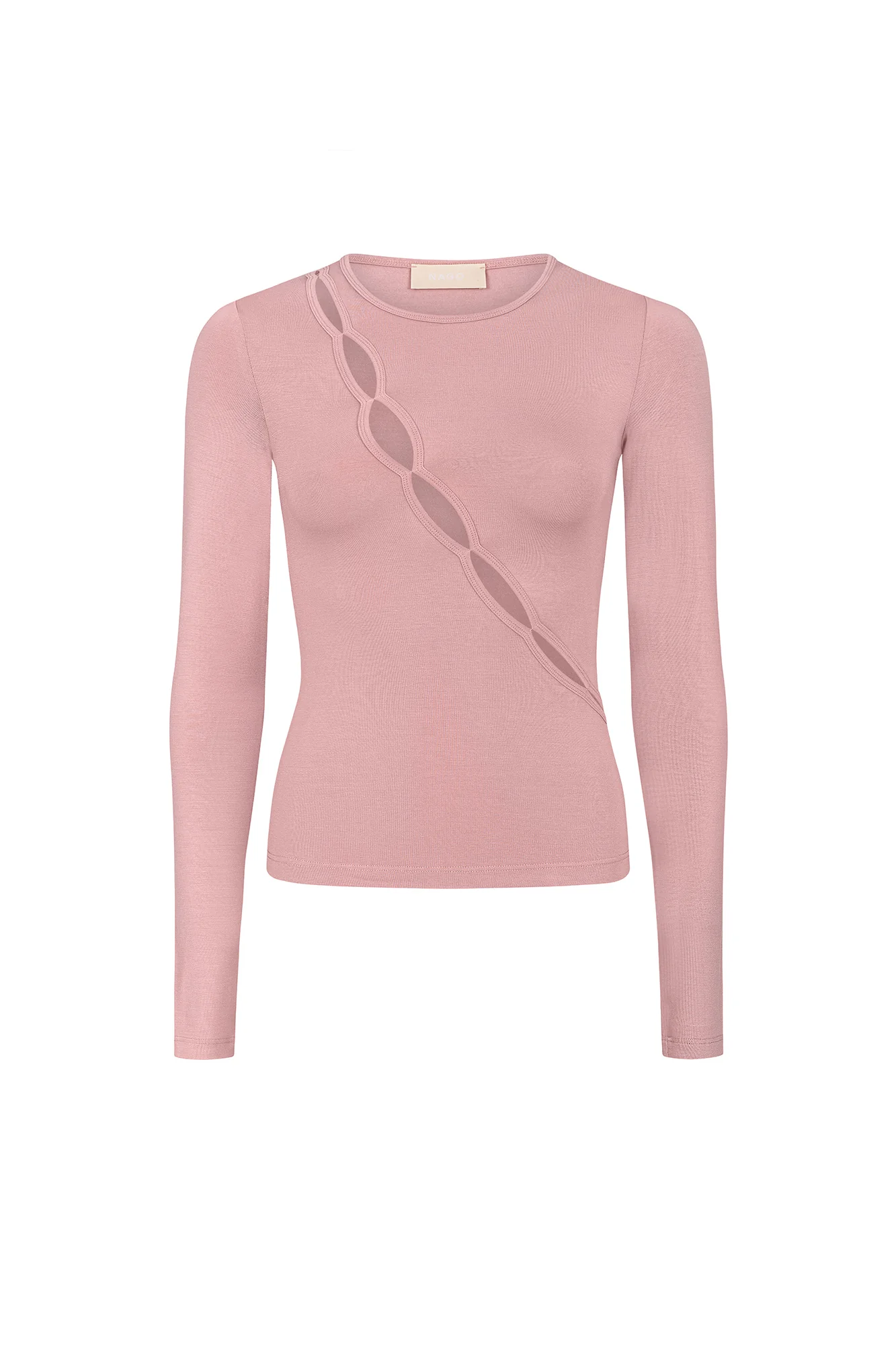 Longsleeve z wiskozy / 14 / 29 / dusty rose - Image 5