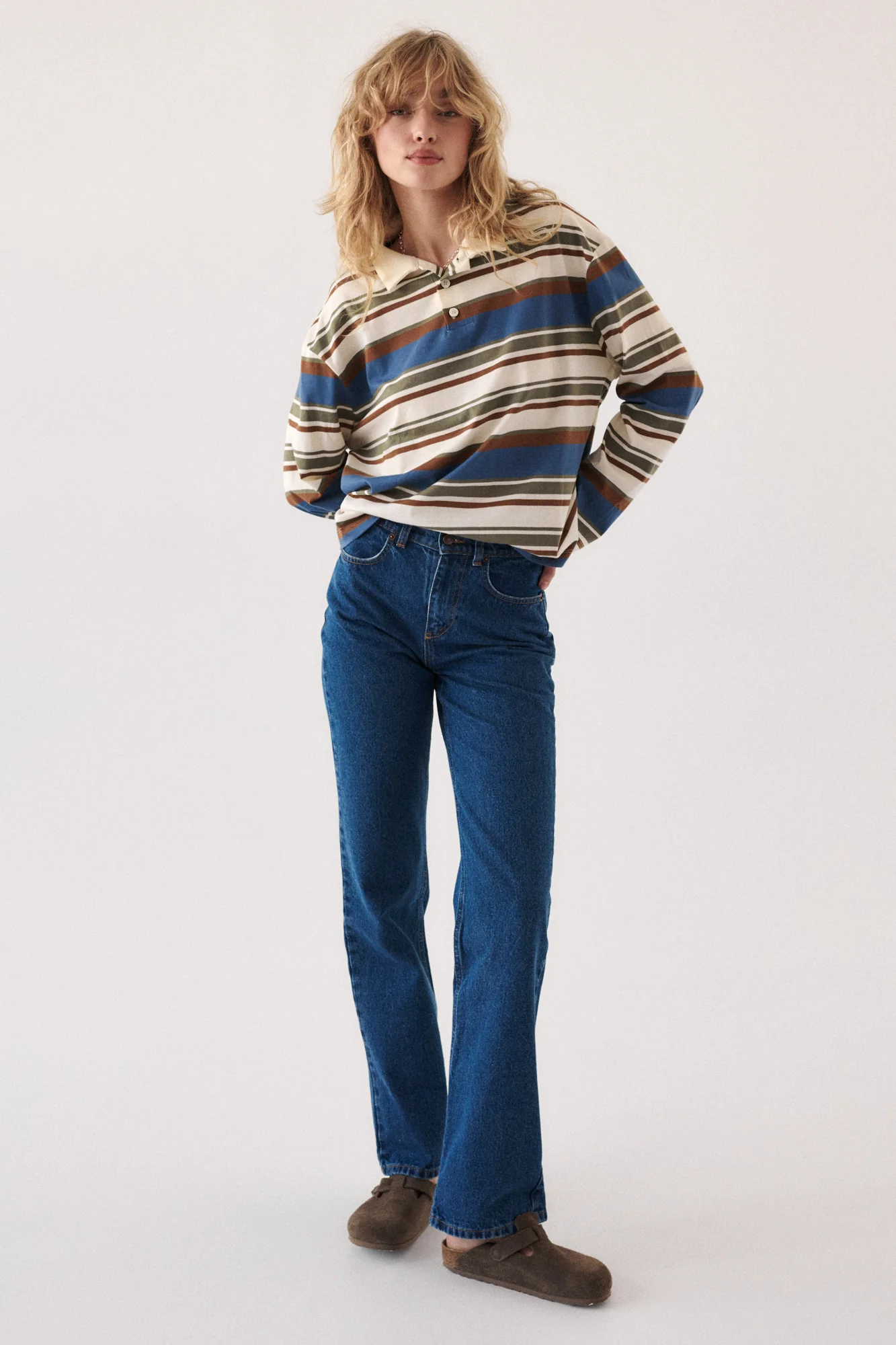 Spodnie jeansowe z bawełny z recyklingu / 05 / 18 / medium indigo - Image 4
