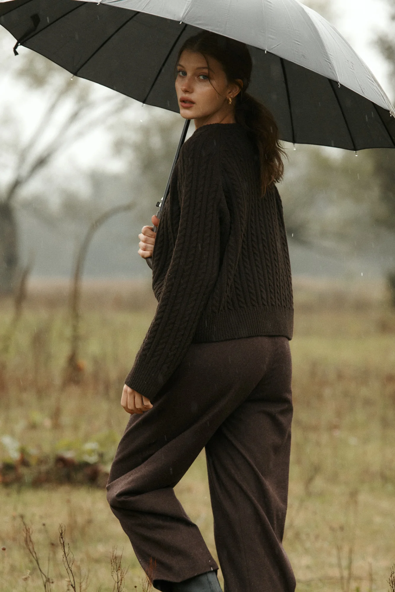Sweter z wełny / 16 / 19 / dark wood - Image 4