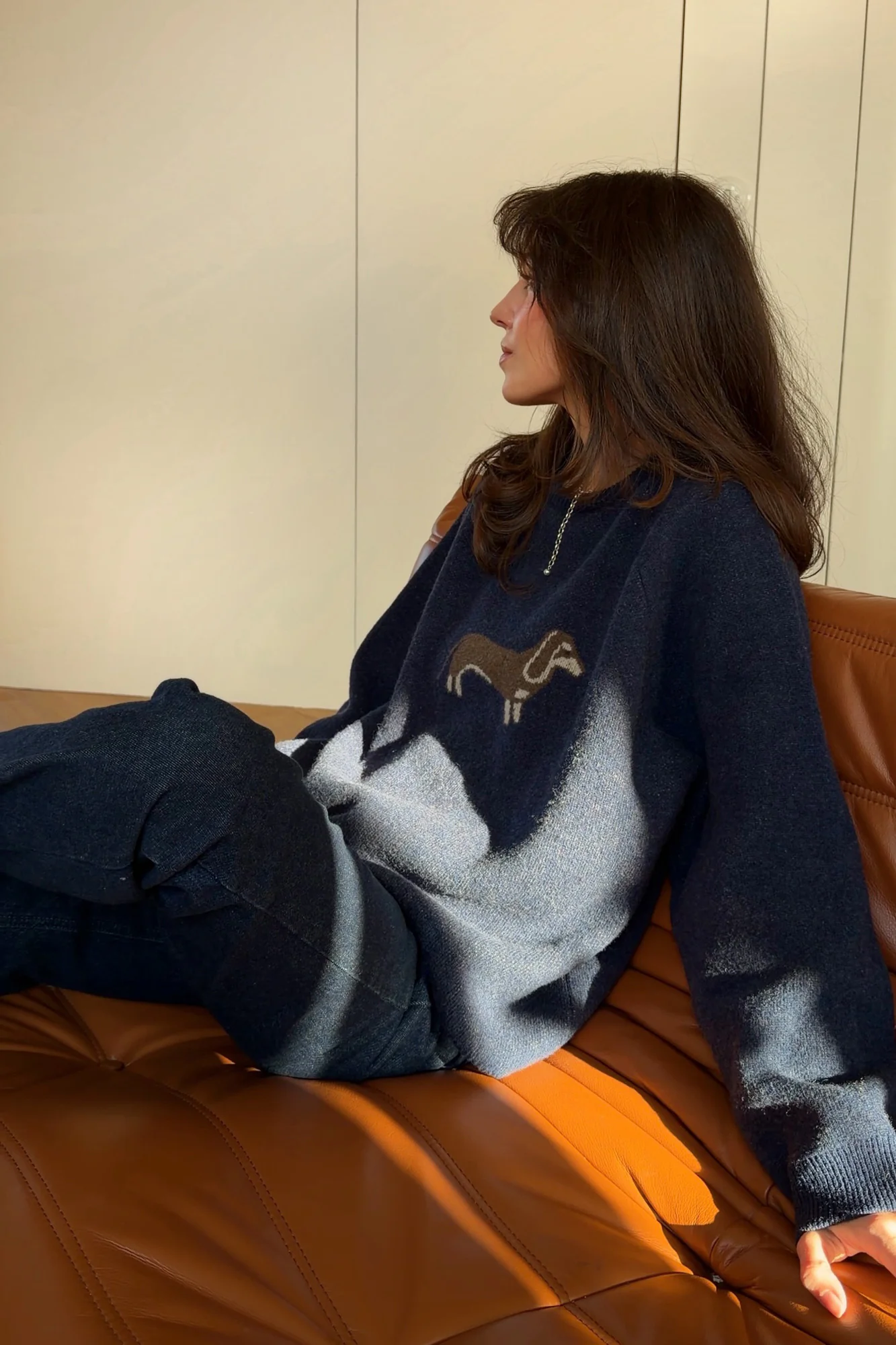 Sweter z wełny / 16 / 22 / night blue - Image 4