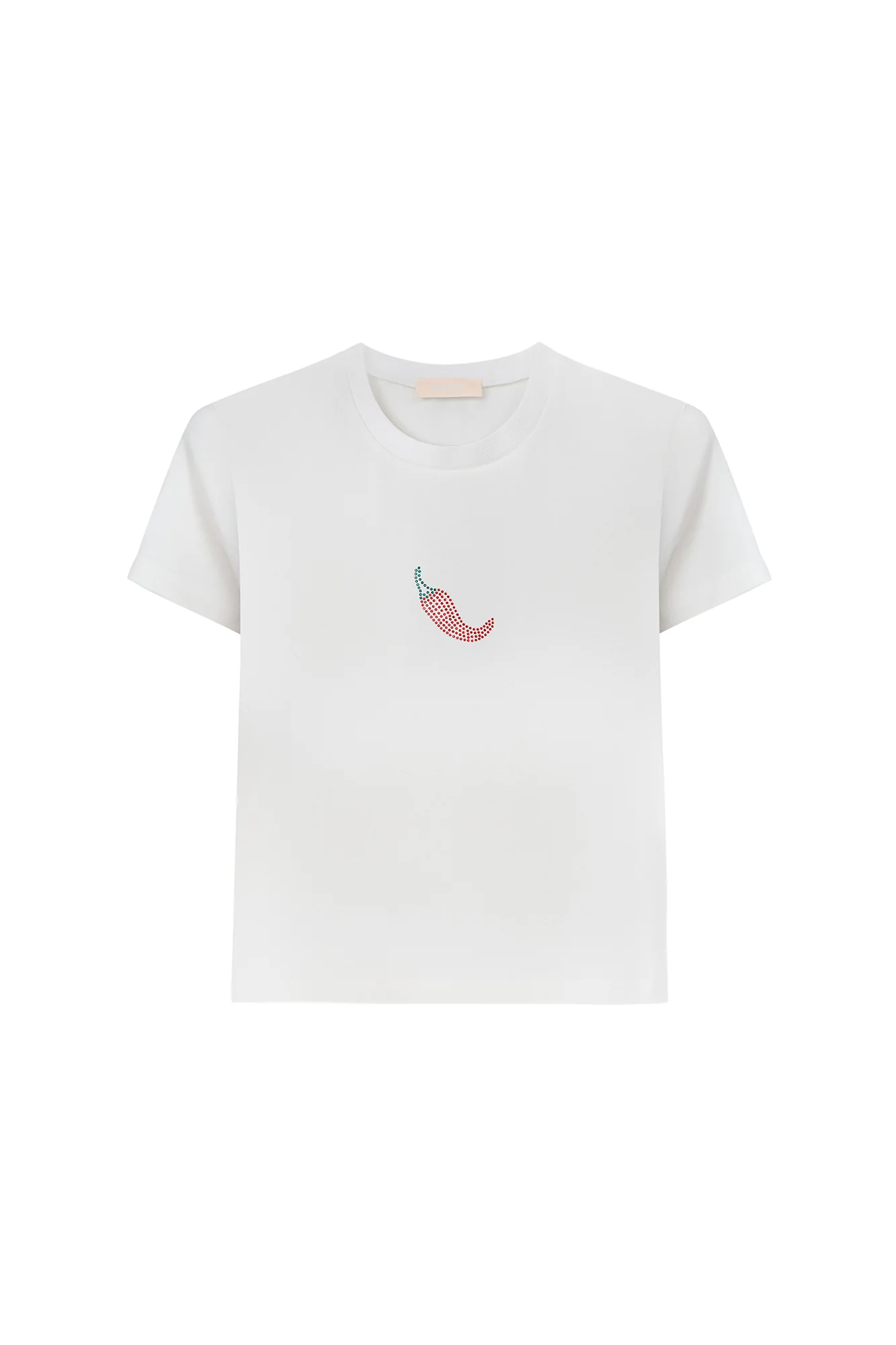 T-shirt z bawełny organicznej / 13 / 32 / spicy white - Image 11
