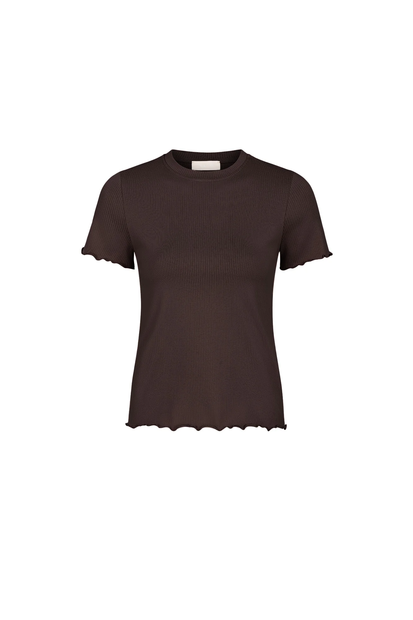 T-shirt z wiskozy / 13 / 25 / ebony wood - Image 8
