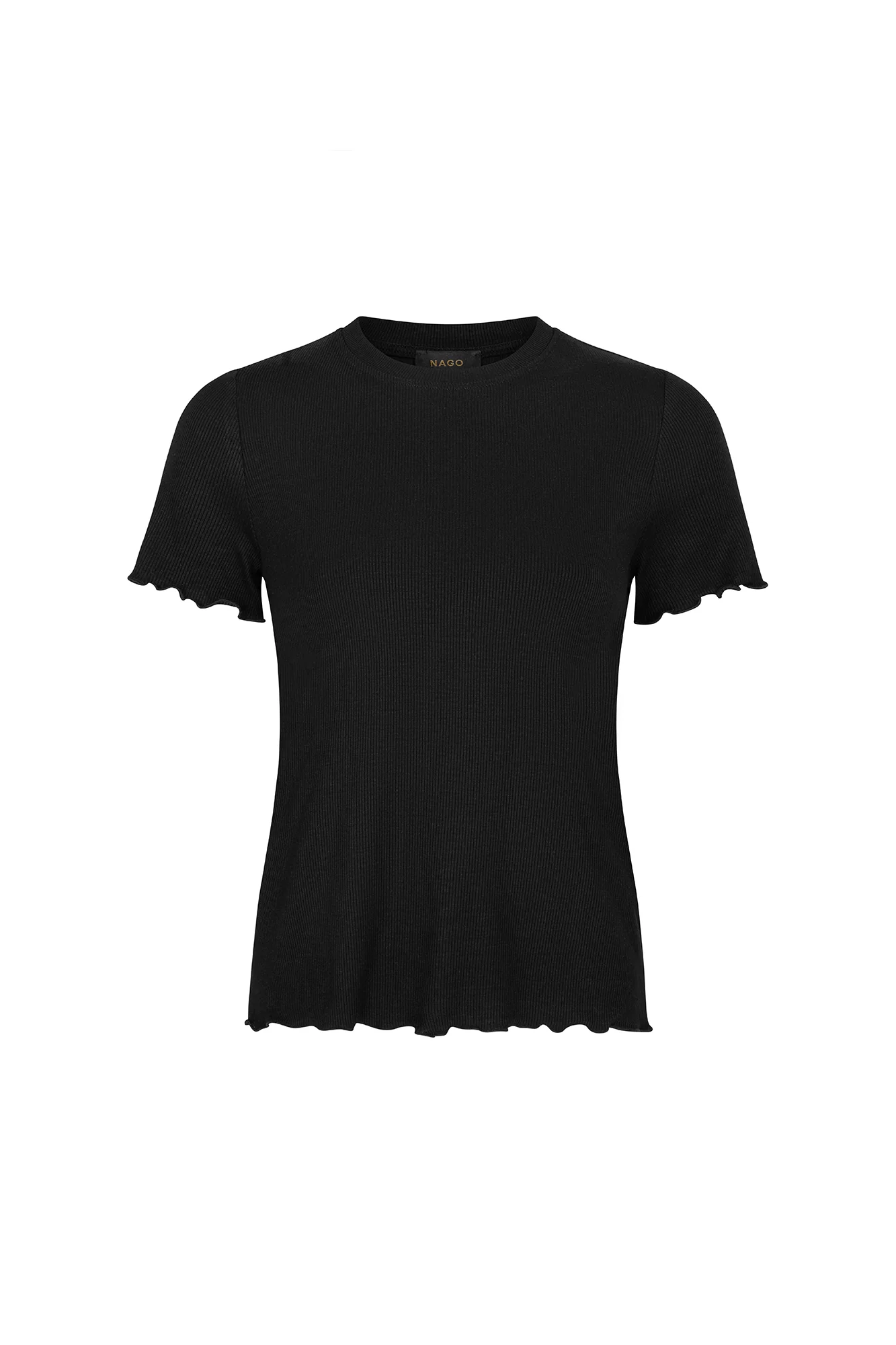 T-shirt z wiskozy / 13 / 25 / onyx black - Image 5